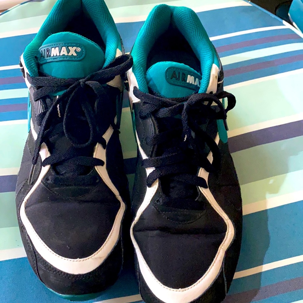 Nike air max size 12 black green